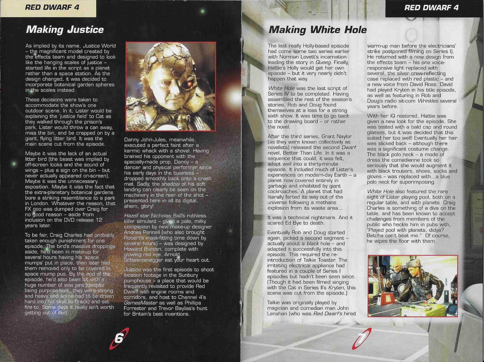 Inserts from BBCDVD 1307